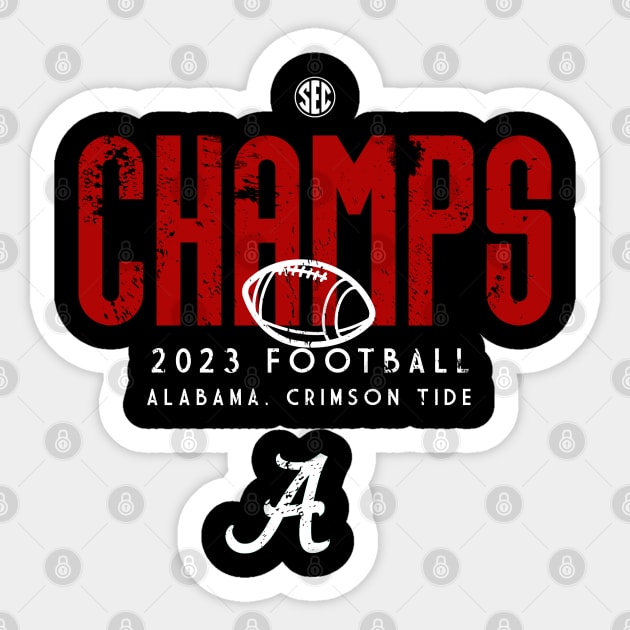 Alabama Sec Championships 2023 Retro Sticker by Boose creative